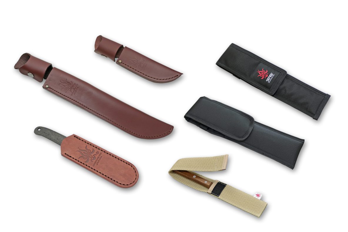 Leather Sheaths, Nylon Sheaths for KANETSUNE Field Knives